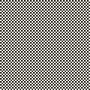 Black and White Checkerboard -Small