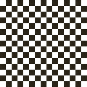 Black and White Checkerboard - Large