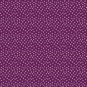 Confetti spots aubergine – micro scale