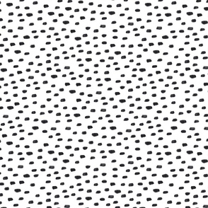 Black and White Boho Dashes and Dots - Large