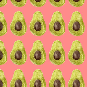 Avocados on Bright Pink - Large