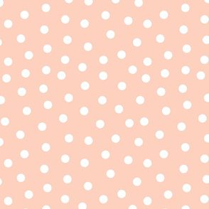 Light Pink Polka Dot - Large