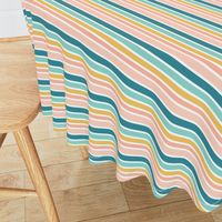 Bright Colors Summer Vibes Stripes - Medium