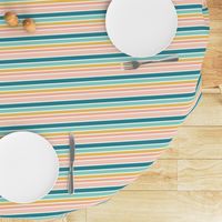 Bright Colors Summer Vibes Stripes - Medium