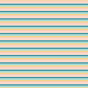 Bright Colors Summer Vibes Stripes - Small