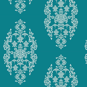 Tribal Sea Life Damask 