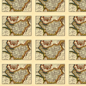 Cheshire (Chester) from John Speed's Atlas of English Counties