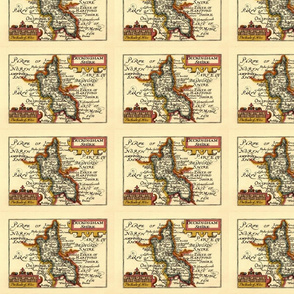 Buckinghamshire from John Speed's Atlas of English Counties