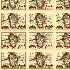 Bedfordshire from John Speed's Atlas of English Counties