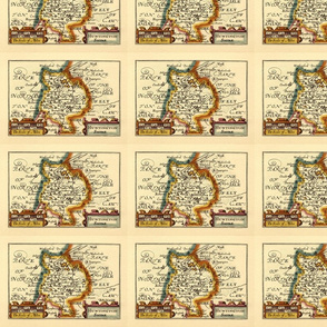 Huntingdonshire (Huntingtonshire) from John Speed's Atlas of English Counties