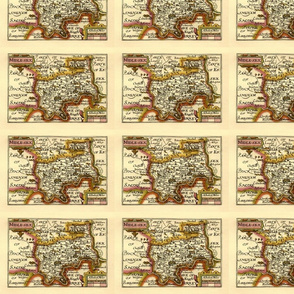 Middlesex (Middle-Sex) from John Speed's Atlas of English Counties