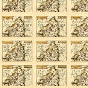 Northumberland from John Speed's Atlas of English Counties