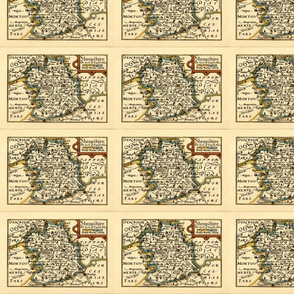 Shropshire from John Speed's Atlas of English Counties