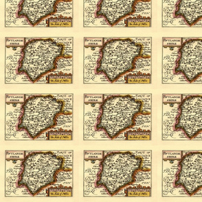 Rutlandeshire (Rutlandshire) from John Speed's Atlas of English Counties