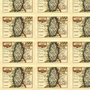 Nottinghamshire from John Speed's Atlas of English Counties