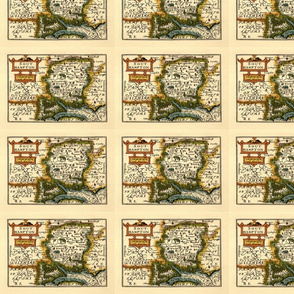 Southamptonshire (Southampton) from John Speed's Atlas of English Counties