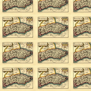 Sussex from John Speed's Atlas of English Counties