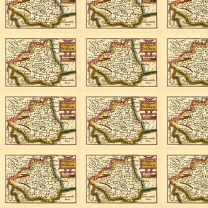 The Bishopprick of Durham from John Speed's Atlas of English Counties