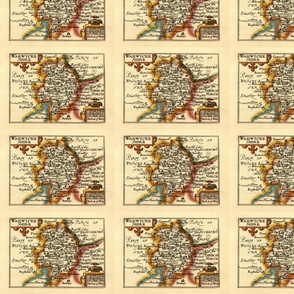 Warwickeshire from John Speed's Atlas of English Counties