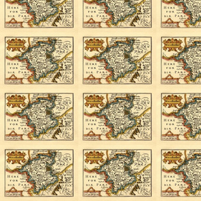 Worcestershire from John Speed's Atlas of English Counties