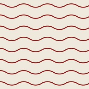 Waves-Ivory/Maritime Red