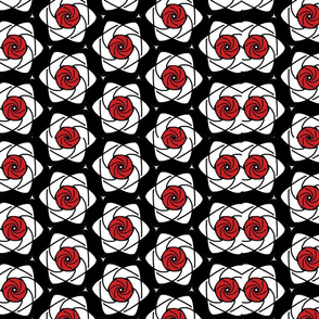 14g1_Red White and Black Floral_13.6x10