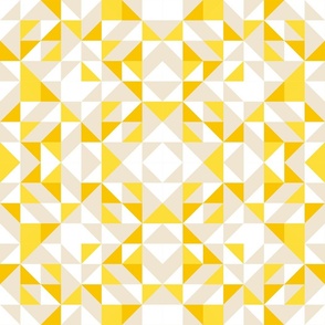 Yellow and gray shapes 