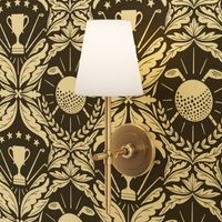 Golf damask wallpaper