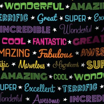 Awesome Words (Rainbow)