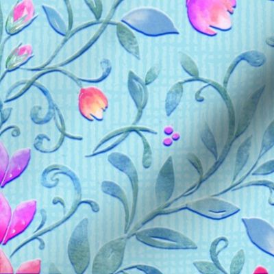 Floral Garden Damask Jumbo