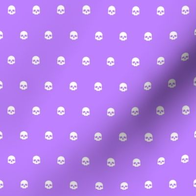 Purple Skull Polkadots