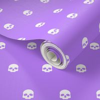 Purple Skull Polkadots