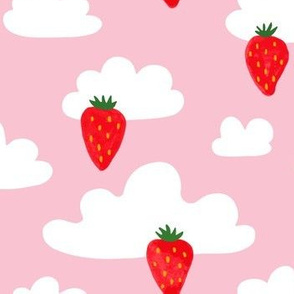 Strawberry Days on Pink