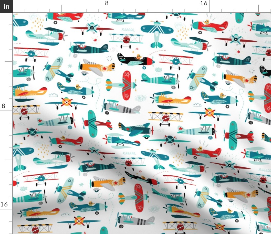 airplanes pattern-big scale