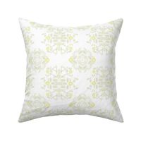 Pale Lemon Damask 