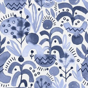 Watercolor abstract pattern