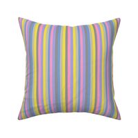 Off Kilter Stripes in Bright Pastels