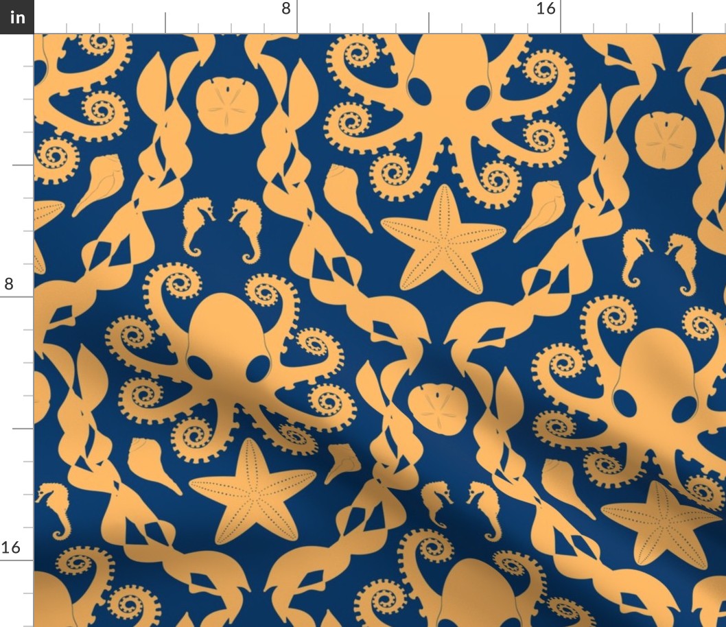 Octopus Damask