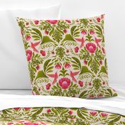 Medium - Hummingbird Damask 