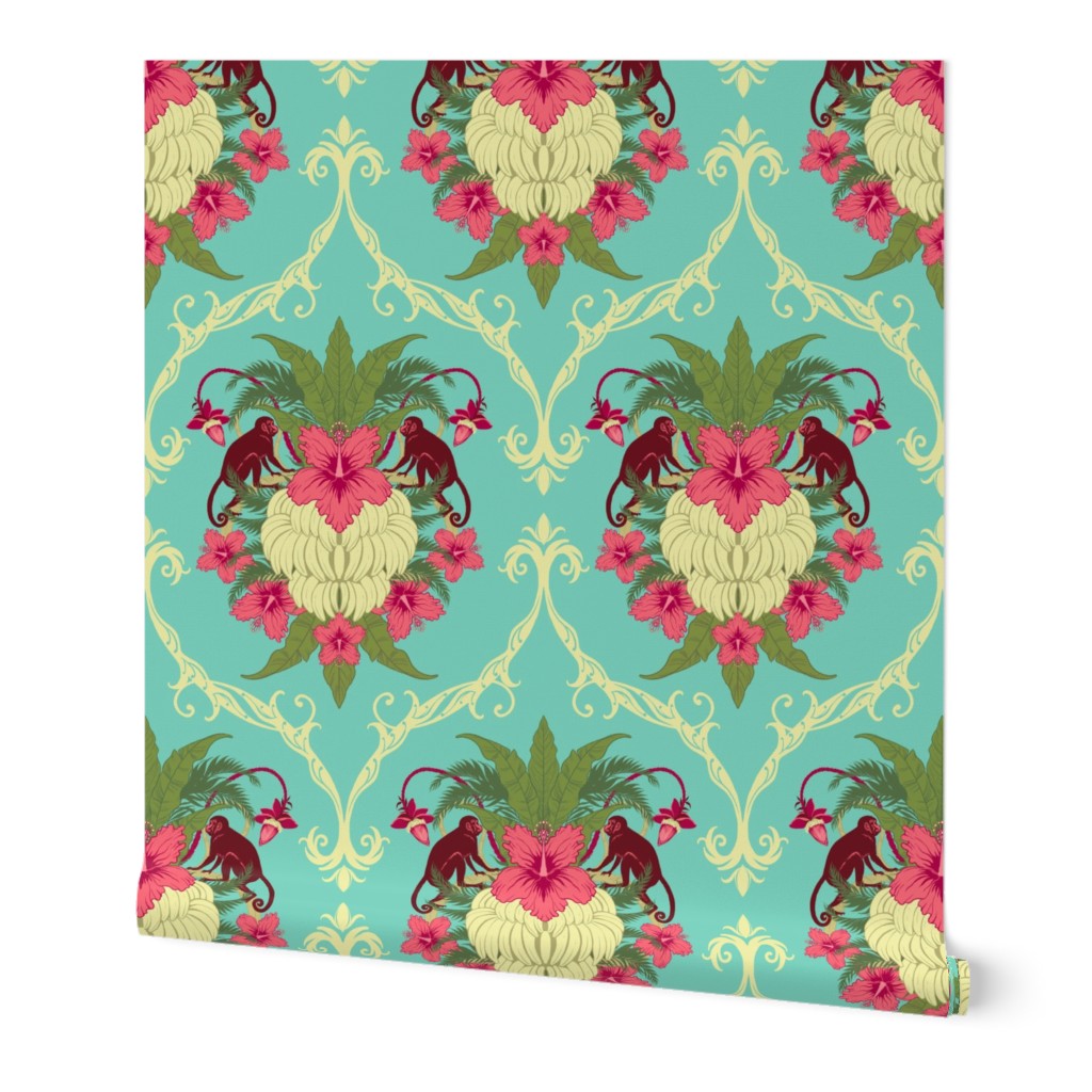 Banana damask 