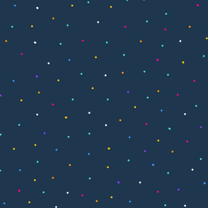 Colourful polka dot