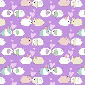 love bunnies purple