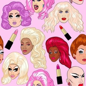 Drag queens - pink