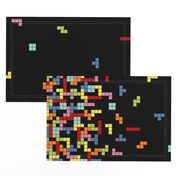 Tetris-Style Blocks Falling