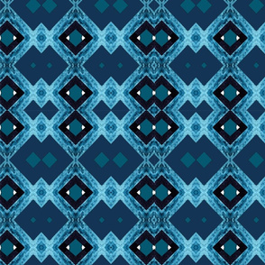 Blue,boho,tribal,aztec  pattern 