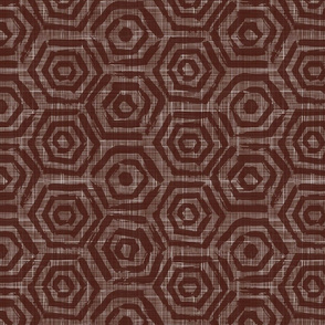 brown geometric