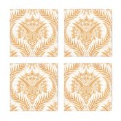 Triceratops Damask - Golden 