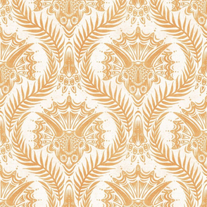 Triceratops Damask - Golden 