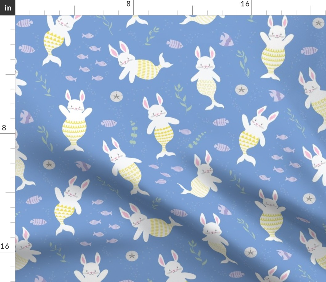 Merbunnies Merbunny Mermaid Bunnies Rabbits Bunny -Medium Scale