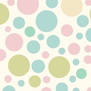 Pastel polka dots